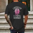 Liberalism Is A Mental Disorder Funny Mens Back Print T-shirt Gifts for Men