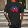 Libertarian Porcupine Party Logo Mens Back Print T-shirt Gifts for Men