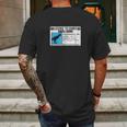 License To Carry Small Arms Tyrannosaurus Rex Mens Back Print T-shirt Gifts for Men