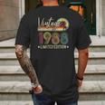 Limited Edition 1988 33Rd Birthday 33 Years Old Vintage Mens Back Print T-shirt Gifts for Men