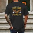 Lincoln Hawk Haulage Co Mens Back Print T-shirt Gifts for Men