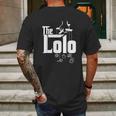 The Lolo Philippines Grandfather Baby Hang Toy Mens Back Print T-shirt Gifts for Men