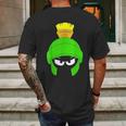 Looney Tunes Marvin The Martian Dark Big Face Mens Back Print T-shirt Gifts for Men