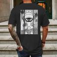 Looney Tunes Marvin The Martian Lined Portrait Mens Back Print T-shirt Gifts for Men