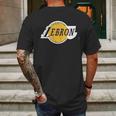 Los Angeles Lebron Mens Back Print T-shirt Gifts for Men