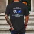 I Am A Los Angeles Ram And A Los Angeles Dodger For Life Mens Back Print T-shirt Gifts for Men