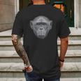 I Love Bonobos Bonobo Monkey Animal Mens Back Print T-shirt Gifts for Men