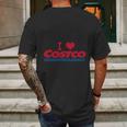 I Love Costco Mens Back Print T-shirt Gifts for Men