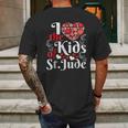 I Love The Kids Of St Jude Mens Back Print T-shirt Gifts for Men