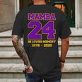 In Loving Memory Mamba 24 Tribute Graphic Design Printed Casual Daily Basic Mens Back Print T-shirt Gifts for Men