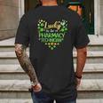 Lucky To Be A Pharmacy Techinician Mens Back Print T-shirt Gifts for Men