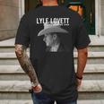 Lyle Lovett Tshirt Mens Back Print T-shirt Gifts for Men