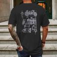 M-72 Motorcycle Engine Blow Out Diagram Mens Back Print T-shirt Gifts for Men