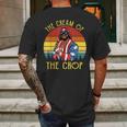 Macho-The Cream Of The Crop Wrestling Funny Retro Vintage Mens Back Print T-shirt Gifts for Men