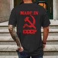 Made In Cccp Original Russia Proud Cccp Gift Mens Back Print T-shirt Gifts for Men