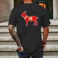 Mahomes Goat Mens Back Print T-shirt Gifts for Men