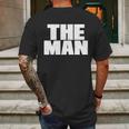 The Man Distressed Logo Mens Back Print T-shirt Gifts for Men