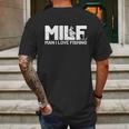 Man I Love Fishing Funny Sayings Milf Shirt Fishing Mens Back Print T-shirt Gifts for Men