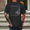 Man Up Peter Mens Back Print T-shirt Gifts for Men