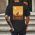 The Mandalorian And The Child Poster Mens Back Print T-shirt Gifts for Men