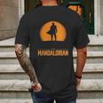 The Mandalorian Concept Mens Back Print T-shirt Gifts for Men