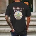 The Mandalorian Holiday Feast Mens Back Print T-shirt Gifts for Men