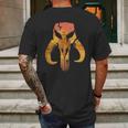 Mandalorian The Hunter Mens Back Print T-shirt Gifts for Men