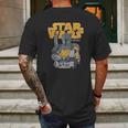 The Mandalorian Mando Battle Mens Back Print T-shirt Gifts for Men