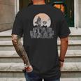 The Mandalorian Sleeping Child Silhouette Mens Back Print T-shirt Gifts for Men