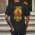 The Mandalorian I Have Spoken Mens Back Print T-shirt Gifts for Men