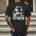 The Mandalorian I Have Spoken Quote Mens Back Print T-shirt Gifts for Men