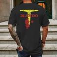 Mando The Mandalorian Mens Back Print T-shirt Gifts for Men