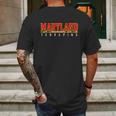 Maryland Terrapins Mens Back Print T-shirt Gifts for Men