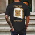 Matching Valentines Pbj Peanut Butter Jelly Couple Mens Back Print T-shirt Gifts for Men