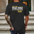 May Times Acceleration Be With You Science Fun Men Mens Back Print T-shirt Gifts for Men