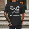 Mechanic Fun For Car Mechanics And Diy Handyman Mens Back Print T-shirt Gifts for Men