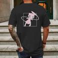 Mew Katana Mens Back Print T-shirt Gifts for Men