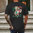 Mexican Pride Mariachi Mexico Flag Camiseta Mexicana Mens Back Print T-shirt Gifts for Men