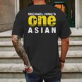 Michael Hings One Asian Party Logo Mens Back Print T-shirt Gifts for Men