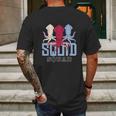 The Mighty Squid Squad Octopus Gang Gift Design Idea Mens Back Print T-shirt Gifts for Men