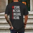 Milf Mesial Incisal Lingual Facial Funny Dental Mens Back Print T-shirt Gifts for Men