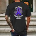 Military Child I Am A Brat Born Resilient And Tough Ribbon Mens Back Print T-shirt Gifts for Men