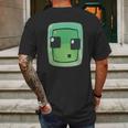 Minecraft Slime Mens Tees Copy Mens Back Print T-shirt Gifts for Men