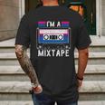 Im A Mixtape Bi Sexual Flag Supporter Lgbt Merchandise Graphic Design Printed Casual Daily Basic Mens Back Print T-shirt Gifts for Men