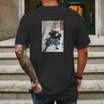 Miyamoto Musashi Two Swords B Mens Back Print T-shirt Gifts for Men