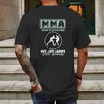 Mma Has Improved My Life Mens Back Print T-shirt Gifts for Men