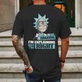 Mn-Rick Mens Back Print T-shirt Gifts for Men