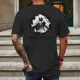 Moon Knight Paint Smudge Print Graphic Mens Back Print T-shirt Gifts for Men