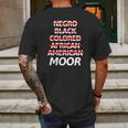 Moorish American Apparel &Ampampquot Moor &Ampampquot Tee Shirt - Official Mens Back Print T-shirt Gifts for Men