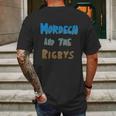 Mordecai And The Rigbys Mens Back Print T-shirt Gifts for Men